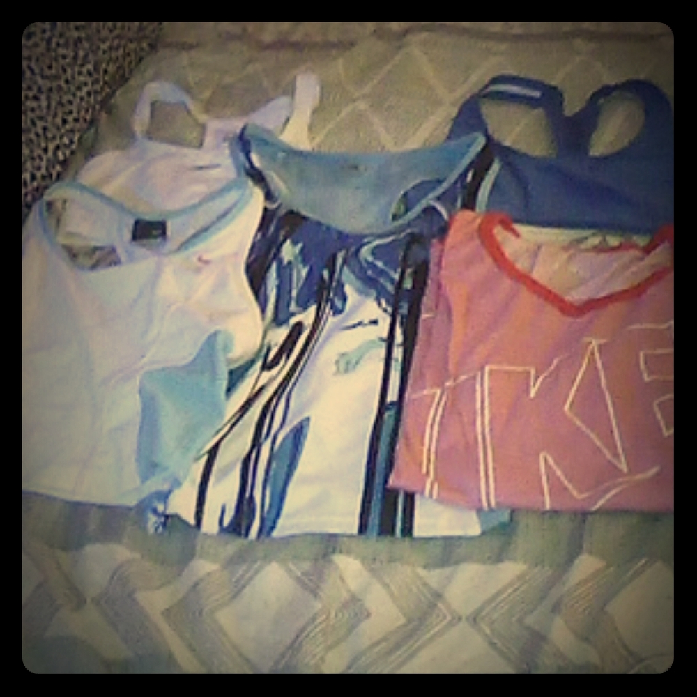 Lot of Nike sports bras etc.